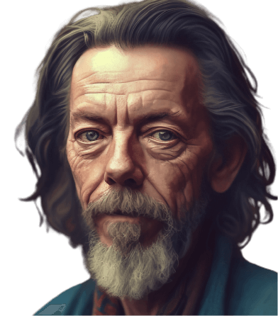 Portrait of Alan Watts