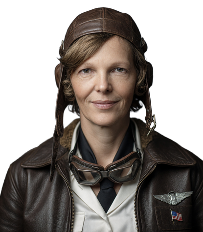 Portrait of Amelia Earhart