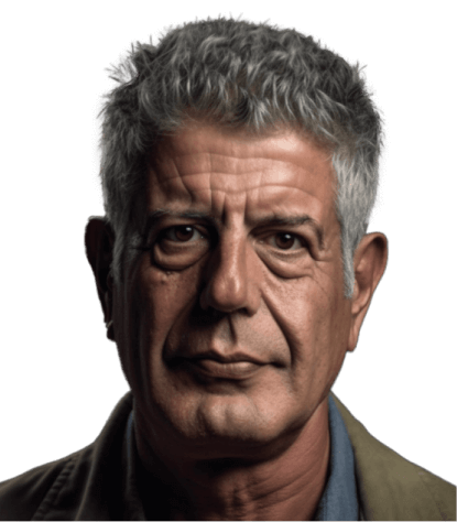 Portrait of Anthony Bourdain