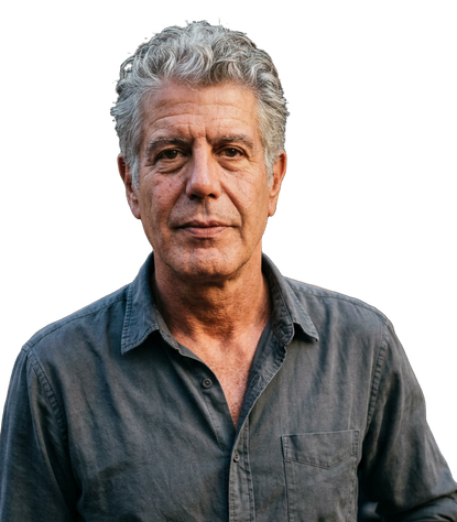 Portrait of Anthony Bourdain