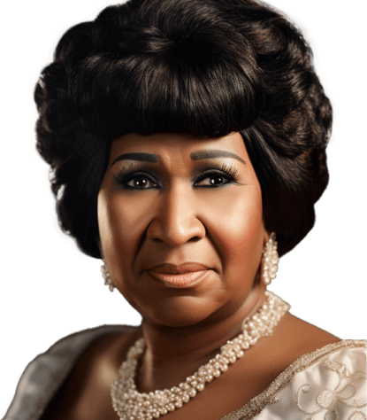 Portrait of Aretha Franklin
