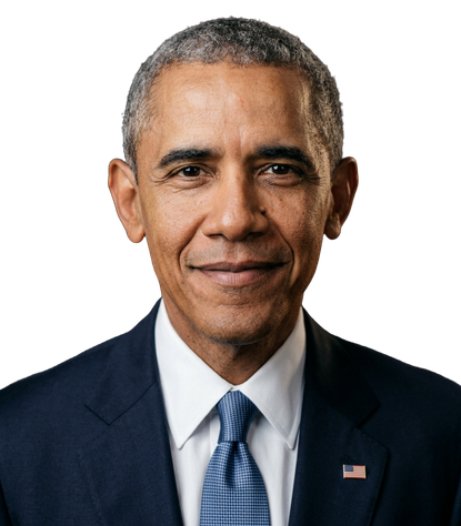 Portrait of Barack Obama