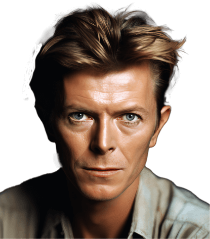 Portrait of David Bowie