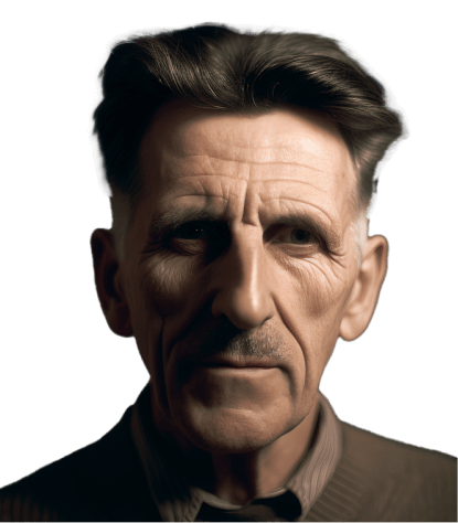 Portrait of George Orwell