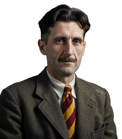 Portrait of George Orwell