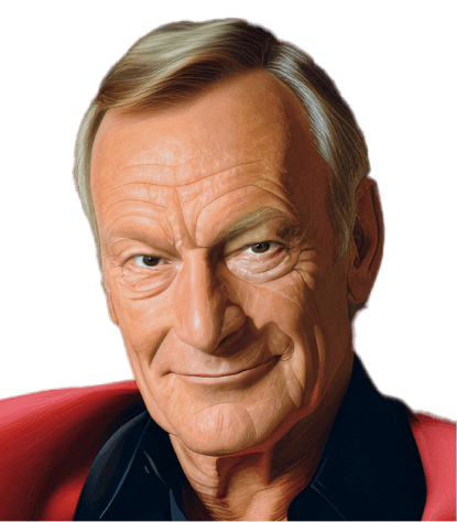 Portrait of Hugh Hefner