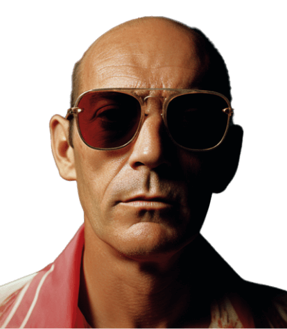 Portrait of Hunter S Thompson