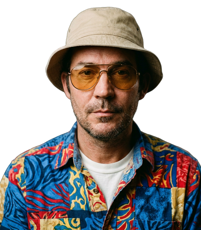 Portrait of Hunter S Thompson