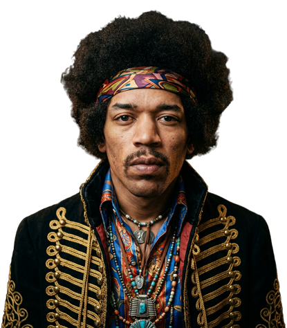 Portrait of Jimi Hendrix