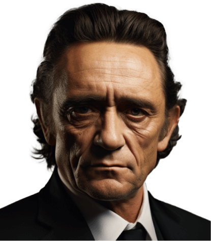 Portrait of Johnny Cash