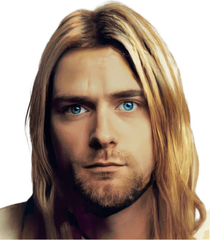 Portrait of Kurt Cobain