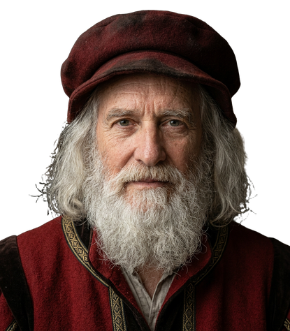 Portrait of Leonardo da Vinci