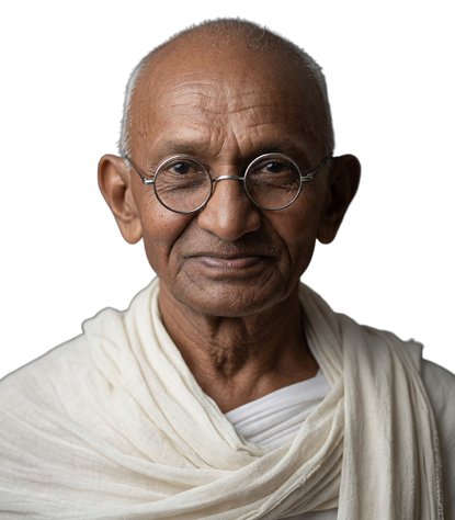 Portrait of Mahatma Gandhi