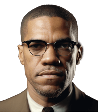 Portrait of Malcolm X