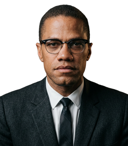 Portrait of Malcolm X
