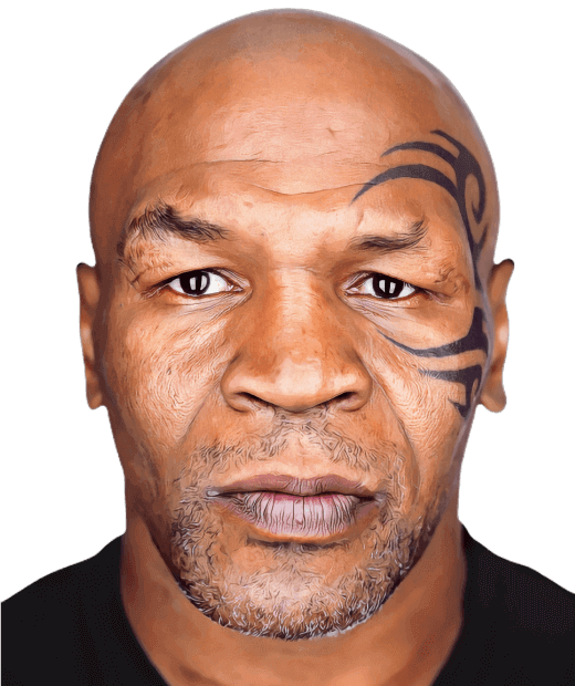 Portrait of Mike Tyson