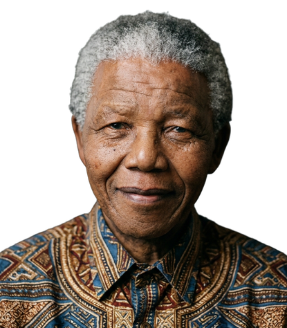 Portrait of Nelson Mandela