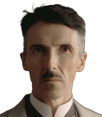 Portrait of Nikola Tesla