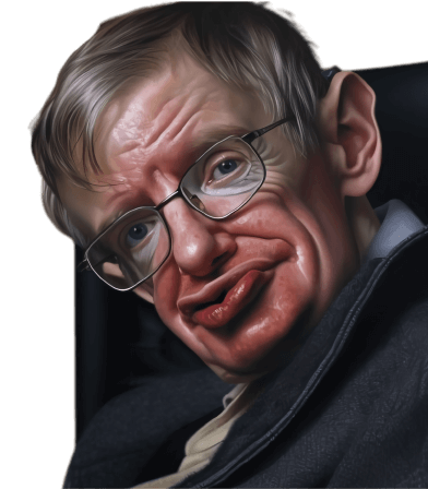 Portrait of Stephen Hawking