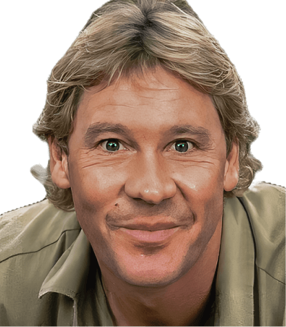 Portrait of Steve Irwin