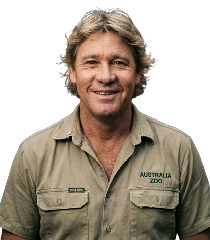 Portrait of Steve Irwin