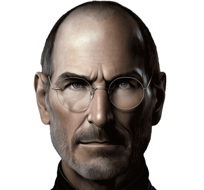Portrait of Steve Jobs