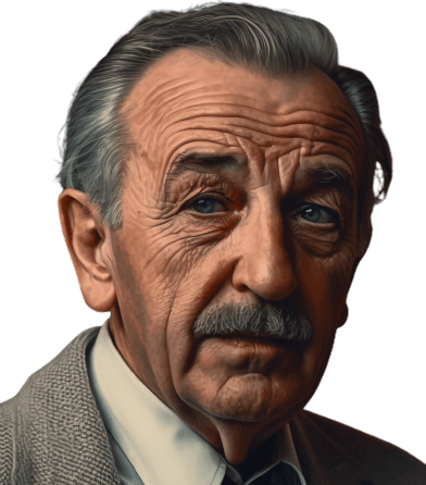 Portrait of Walt Disney