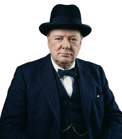 Portrait of Winston Churchill